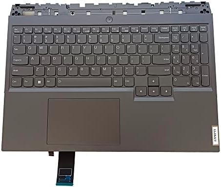 Laptop de reposição LTPRPTS PALMREST PALMREST RGB TECHADO TONTELAÇÃO DE ASSONHO DE TONTHPAD PARA LENOVO LEGION 5 PRO 16ARH7 SG AMD 5CB1H71276 GRINHA