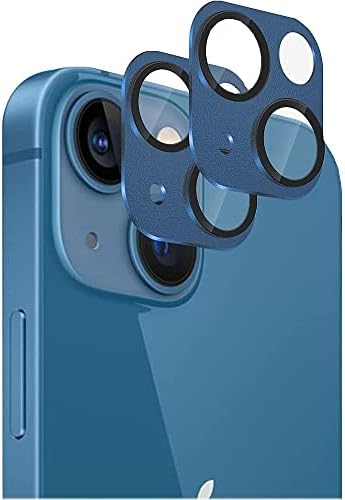 Saharacase Zerodamage Flexiglass HD Camera Lens Protector [2-Pack] para Apple iPhone 13 e iPhone 13 Mini anti-arranhões e anticangingrint Instalação fácil-azul