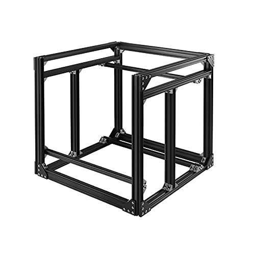 2pcs 150mm V Slot 2040 Extrusão de alumínio European Standard Anodized Rail linear para peças de impressora 3D e CNC DIY preto