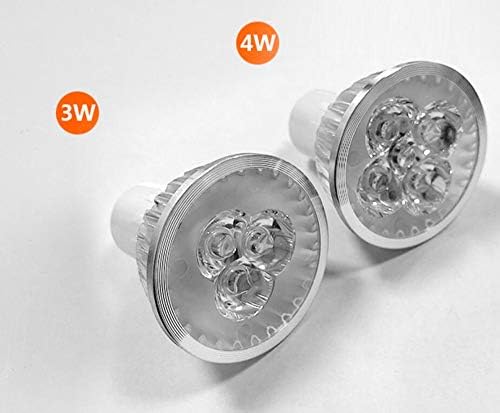 GU5.3 LED BULLS MR16/GU5.3 3W LED Spotlight, lâmpadas brancas de 3000k brancas de 3W 3000 lâmpadas à vista para iluminação de pista de paisagem, 85-265V, 240lm, pacote de 8
