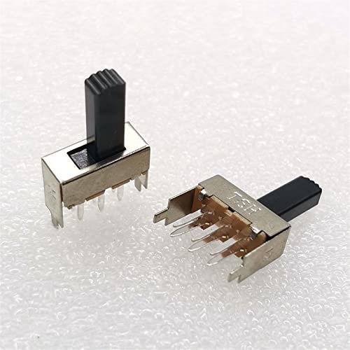Interruptores de alternância 10/20pcs On-off Micro slide interruptor 6pin 2p2t alternante interruptor