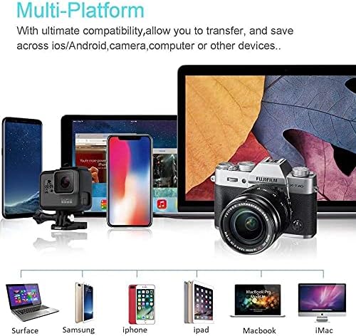 Boxwave Gadget Smart Compatível com Honor 20 Lite - Allader SD Card Reader, MicroSD Card Reader SD Compact USB For Honor 20 Lite - Jet Black