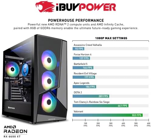 ibuyPower Pro Gaming PC Computer Desktop Slatemr 215a