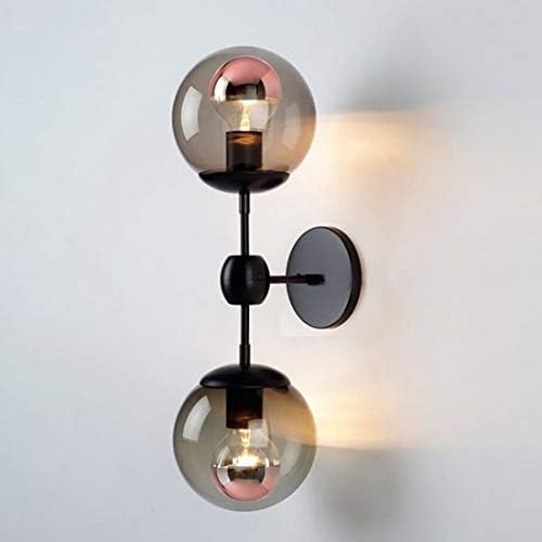 Arganol Meia lâmpada cromada Dimmable, formato de 6W G25/ G80 Globe, 2700k Branco quente, lâmpada led decorativa Edison, lâmpada com ponta de ouro rosa, base E26, pacote de 2