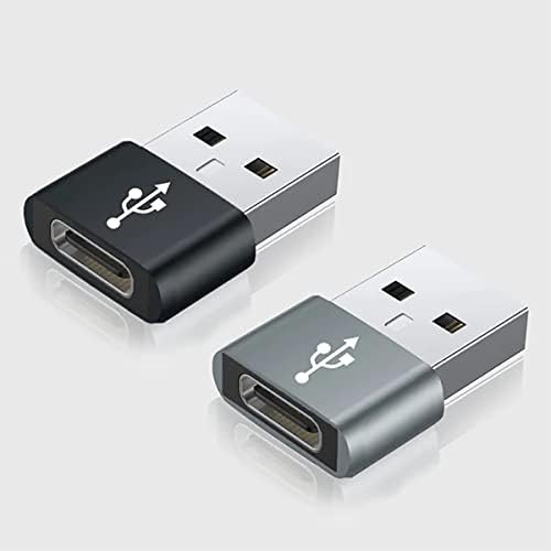 Usb-C fêmea para USB Adaptador rápido compatível com seu meizu m6s para carregador, sincronização,