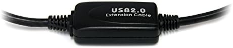 Startech.com 9 m / 30 ft ativo USB A a B Cabo - m / m - preto USB 2.0 A a B Cord - Cabo da impressora - Extensão Cabo USB