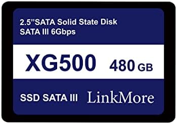 Linkmore XG500 960GB 2,5 ”SATA III SSD interno, unidade de estado sólido, até 500 MB/s para Latop e PC