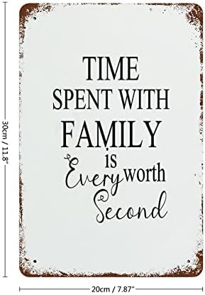 O tempo gasto com a família vale a pena cada segundo sinal de alumínio positivo, dizendo que sinal de