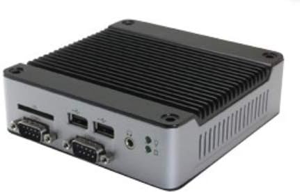 Mini Box PC EB-3360-851 apresenta uma única porta RS-485 e energia automática na função