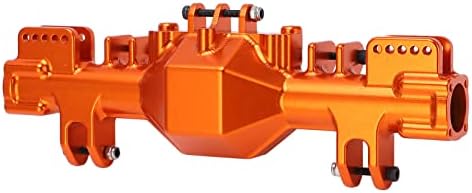Caixa de eixo de metal, alta dureza anodizando a cor brilhante RC Habitação para 1/8 de carro RC para Losi LMT Orange