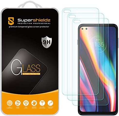 SuperShieldz projetado para Motorola e um Protetor de tela de vidro temperado com 5G UW, anti -ratinho, sem bolhas