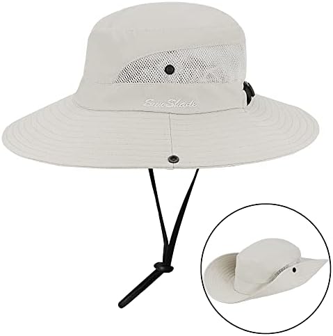 Chapéu de pesca de praia larga-intencional com proteção solar-de-abrangência da feminina