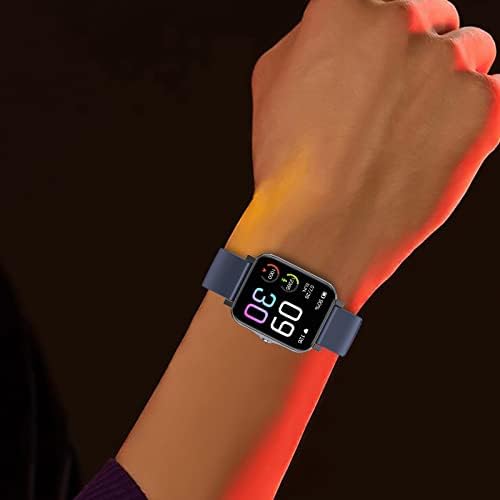 Mini Smart Watch Fitness Acompanhe para homens mulheres, 14 dias de duração da bateria, vários modos esportivos, sono cardíaco de oxigênio no sangue, 1.