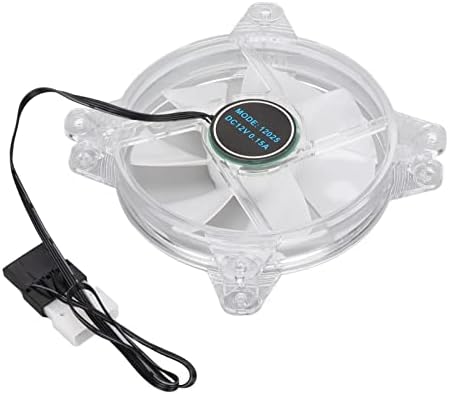 Vifemify Fan 120mm Boa dissipação de calor LED LED colorido mudo bidirecional fã de chassi de instalação para