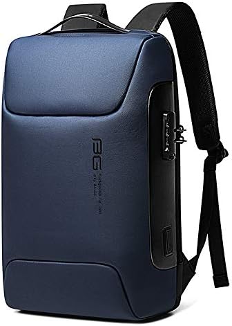 Ozuko Anti -roubo laptop Backpack Slim Durável à prova d'água Rucksack College School Bookbag por 15,6 polegadas