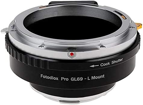 Adaptador de montagem de lentes Fotodiox Pro compatível com a lente de montagem Fujica Gl69 para