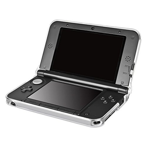 Capa de caixa de pele de proteção suave maxllto, capa de proteção contra case de jogo, TPU de borracha de substituição para Nintendo 3DS xl-cristal