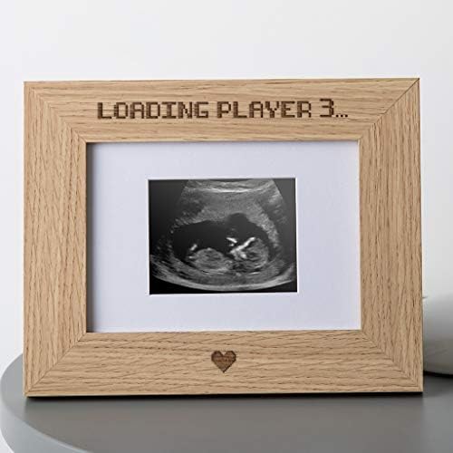 Poeira e coisas 'Loading Player 3' Scan Baby Scan Picture Frame - Ultrassom Photo Frame - Novo Anúncio