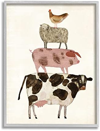 Stuell Industries, porco de ovelha e galinha de galinha, brotos de fazenda empilhados de fazenda, design por Victoria Borges
