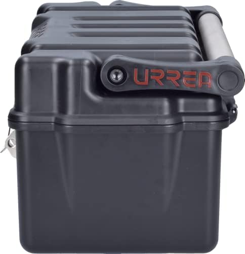 Caixa de ferramentas URREA - 17 x 9,5 x 8,5 portador de ferramentas móveis de serviço pesado com design moldado de ABS reforçado e bandeja removível - CPU17A