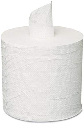 GENCPULL-toalhas de rolagem central-puxada, 2 camadas, brancas, 8 x 10