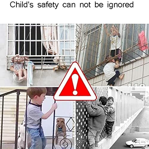 Rede de proteção de escadas de segurança infantil, corda de nylon de playground para decoração, escadas da varanda