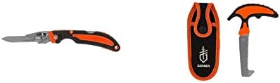 Gear Gerber 31-002736N Vital Pocket Dobring Facing Knife Tambieleable Blade, laranja/preto