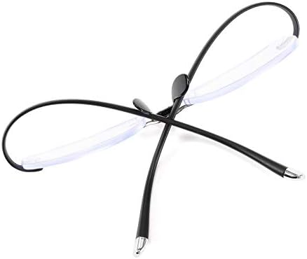 Óculos de leitura sem aro fiedy sem luz TR90 Anti-azul para adultos unissex adultos B4006