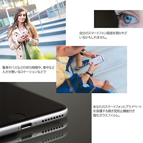 ホワイト ナッツ iPhone 5C Smartphone Anti-Peeping Glass Film, Venda vendada, filme protetor de LCD,