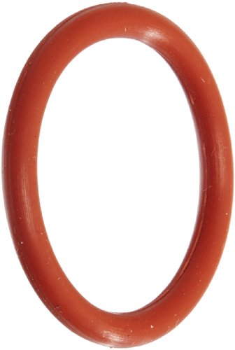 316 Silicone O-ring, 70a Durômetro, vermelho, 7/8 ID, 1-1/4 OD, 3/16 Largura