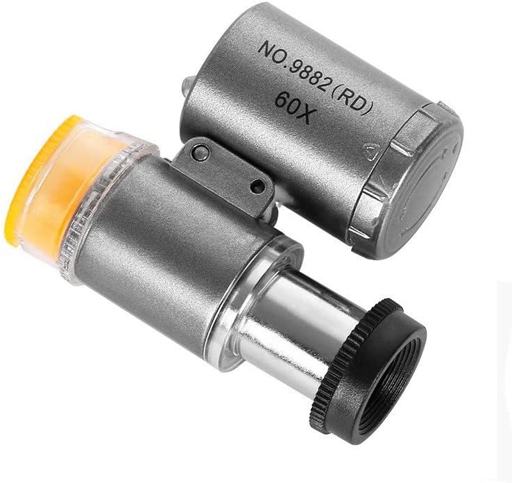 Acessórios para microscópio 60x lente portátil para microscópios de haste de mão Universal