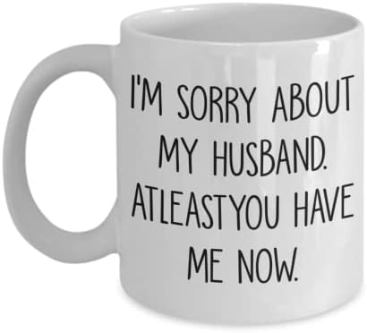 Querida Mãe Legal - 11 ou 15 oz Lamento que você tenha que criar meu marido, xícara de café sarcástica com citações