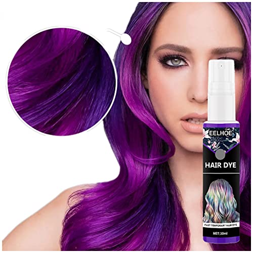 Zitiany Spray de cabelo temporário Spray profissional Spray para colorir