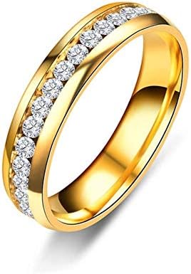 Yingren aço inoxidável anel de cristal anel de saúde anel de peso emagrece