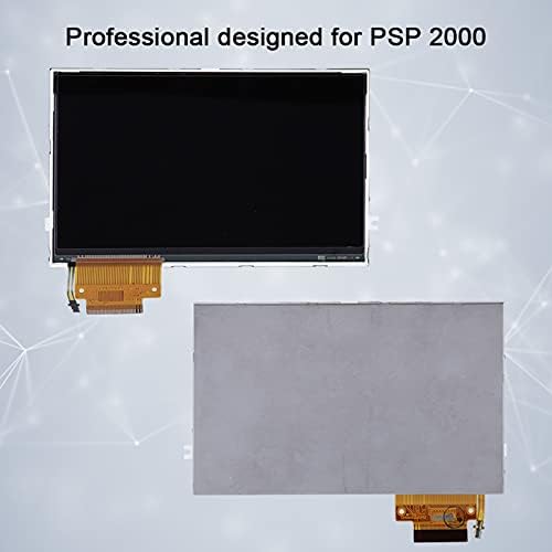 LCD Display, LCD Backlight Display LCD Screen Part for PSP 2000 2001 2002 2003 2004 Console, 4,1 x 3,3 x 0,1in