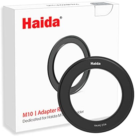 Adaptador de filtro Haida Anel de alumínio Alumínio Lente da câmera e suporte do suporte do filtro de 37 mm a 95 mm para M10, M10-II Suporte de filtro