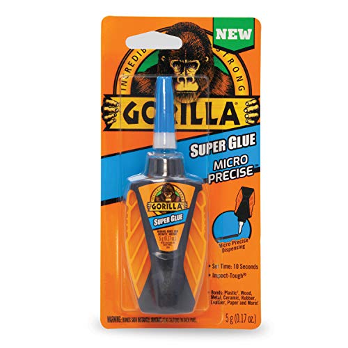 Gorilla Micro Precise Super Glue, 5 grama, Clear,