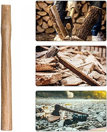 UXCELL 15 polegadas Hammer Mança de madeira Substituição de madeira para 2 a 4 lb de martelo oval de olho 2 pacote