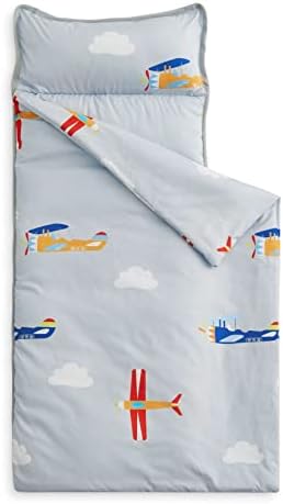 Wake in Cloud - Nap tapete com travesseiro removível para crianças garotas meninas meninas creches saco