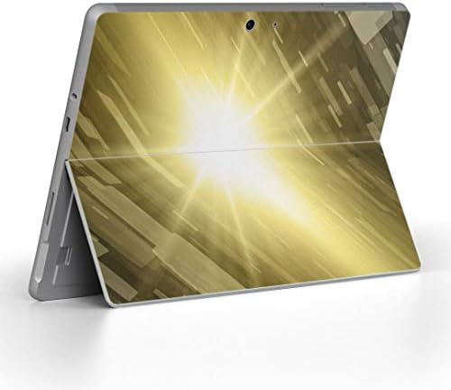 capa de decalque igsticker para o Microsoft Surface Go/Go 2 Ultra Thin Protective Body Skins 001958 padrão amarelo cinza