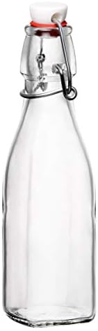 Bormioli Rocco, garrafa de giro de vidro OCCO, 8,5 oz, 1 contagem, limpeza