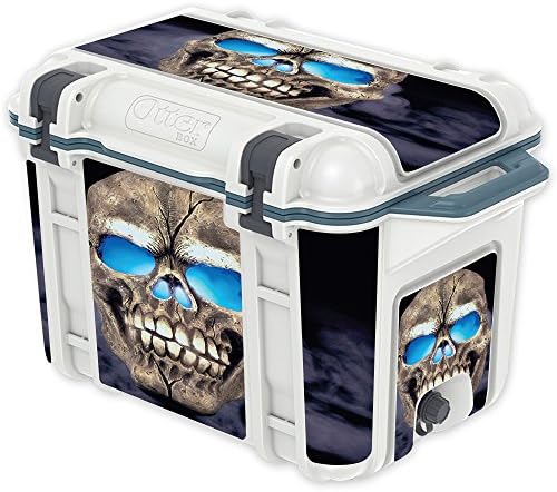 MightySkins Skin Compatível com Otterbox Venture 45 QT Cooler - Psycho Skull | Tampa protetora,