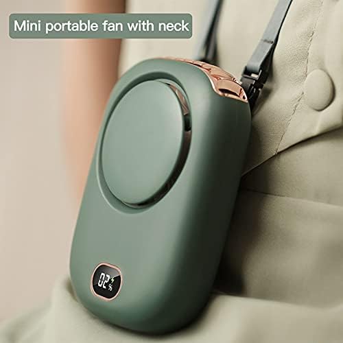 Fã do Mini Cinturão do Suoteng, Mini Fan portátil 3 Ventiladores Ajustáveis ​​Ventilos Ajustáveis ​​Mesa recarregável fora da viagem