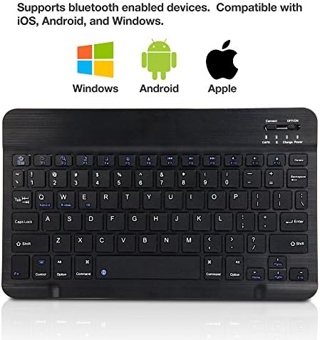 Teclado de onda de caixa compatível com o teclado Microsoft Surface - Teclado Slimkeys Bluetooth,