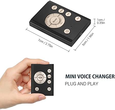 N/A Mini Som Sound Card Changer Efeitos sonoros Cartão de áudio suporta Smartphone Computer para transmissão