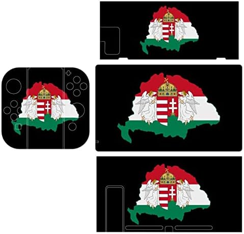 Hungria sinalizador hungonar mapa adesivos de decalques cobrem placa face de proteção para a pele para nintendo switch
