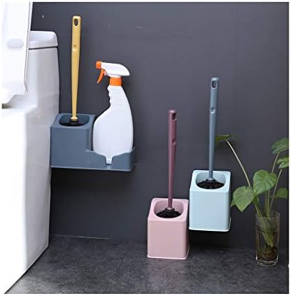 Pincéis e suportes de vaso sanitário pincel e suporte do vaso sanitário, montado na parede sem perfuração