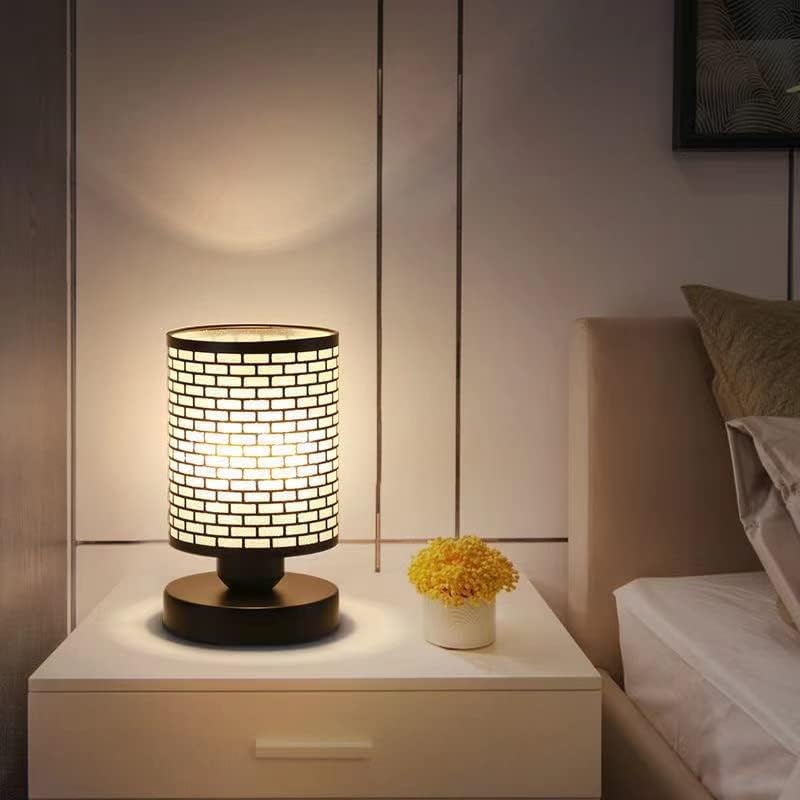 Lâmpada de mesa de cabeceira, lâmpada de mesa, lâmpada de mesa lateral para quarto, lâmpada de