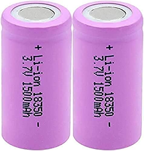 Ramc AA Bateria de lítio Batterias de 3,7V 1500mAh baterias domésticas, 18350 Bateria recarregável de íons de lítio