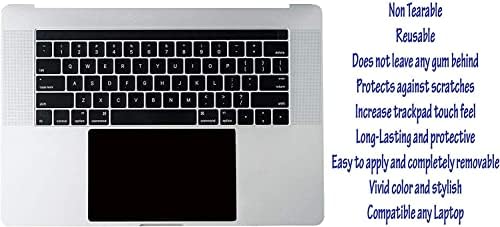 Protetor de trackpad premium do Ecomaholics para Asus Vivobook 15 15,6 polegadas Laptop, Touch Black